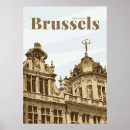 Brüssel Grand Place Belgien Poster