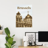 Brüssel Grand Place Belgien Poster (Heimbüro)
