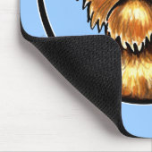 Brüssel Griffon alles über mich Mousepad (Ecke)