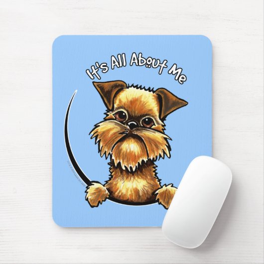 Brüssel Griffon alles über mich Mousepad (Mit Mouse)