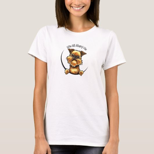 Brüssel Griffon alles über mich T-Shirt (Vorderseite)