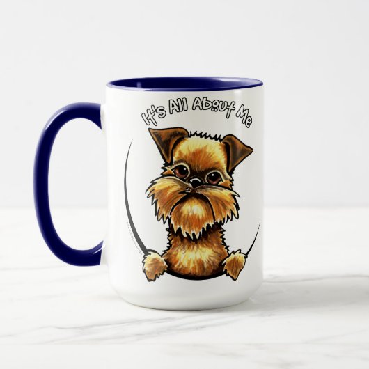 Brüssel Griffon alles über mich Tasse (Links)