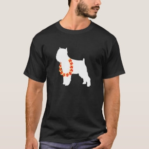 Brüssel Griffon Aloha Hawaiian Lei Dog T-Shirt