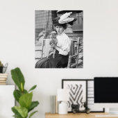 Brüssel Griffon, Anfang der 1900er Poster (Heimbüro)