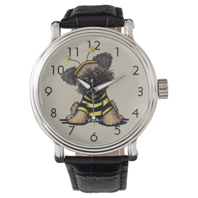 Brüssel Griffon Bee Watch Armbanduhr (Vorderseite)