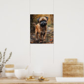 Brüssel Griffon Dog Art Print Poster (Küche)