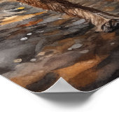 Brüssel Griffon Dog Art Print Poster (Ecke)