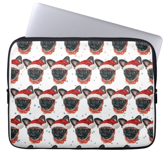 Brüssel Griffon Dog Breed Christmas Laptopschutzhülle (Vorderseite)