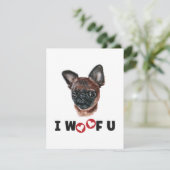 Brüssel Griffon Dog I Woof You (Stehend Vorderseite)