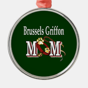 Brüssel Griffon Dog MAMA Ornament Aus Metall