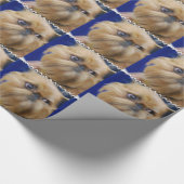 Brüssel Griffon Geschenkpapier (Ecke)