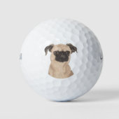 Brüssel Griffon Golfball (Vorderseite)