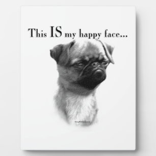 Brüssel Griffon Happy Face Fotoplatte