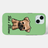 Brüssel Griffon KiniArt Case-Mate iPhone Hülle (Rückseite (Horizontal))