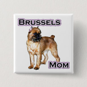 Brüssel Griffon Mama; Mama Brüssel Griffon Button