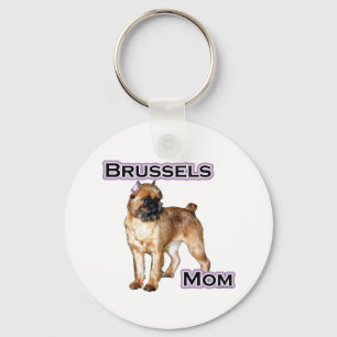 Brüssel Griffon Mama; Mama Brüssel Griffon Schlüsselanhänger