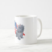 Brüssel Griffon Patriotic Kaffeetasse (VorderseiteRechts)