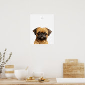 Brüssel Griffon Personalisiert Print Poster (Küche)