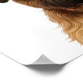 Brüssel Griffon Personalisiert Print Poster (Ecke)