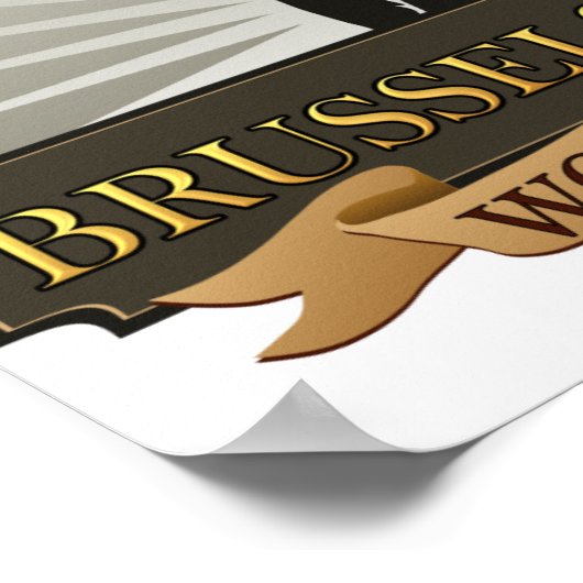 Brüssel Griffon Poster (Ecke)