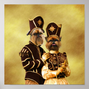 Brüssel Griffon Poster Nobility Hund Gift