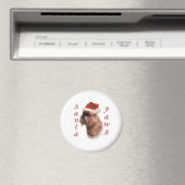 Brüssel Griffon Santa Paws Magnet (In Situ (Geschirrspüler))