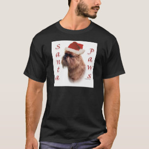 Brüssel Griffon Santa Paws T-Shirt