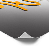 Brüssel Griffon schwarz mit Daisy Poster (Ecke)