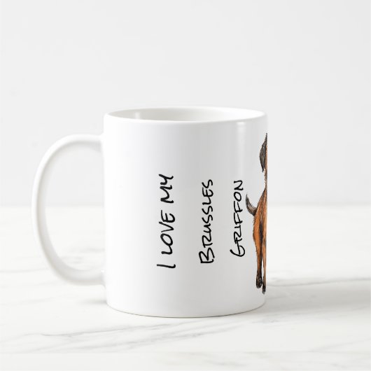 Brüssel Griffon Tasse (Links)