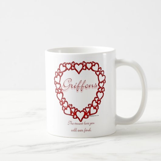 Brüssel Griffon True Love Kaffeetasse (Rechts)