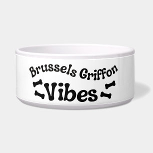 Brüssel Griffon Vibes Keramik Dog Bowl Napf