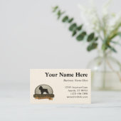 Brüssel Griffon Visitenkarte (Stehend Vorderseite)