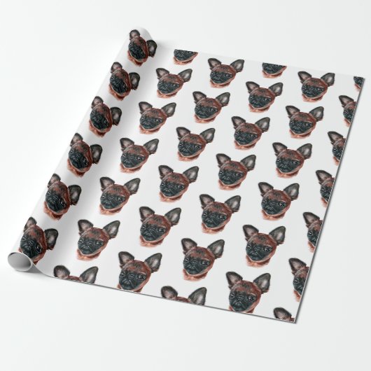 Brüssel Griffon Wrapping Paper Geschenkpapier (Ungerollt)