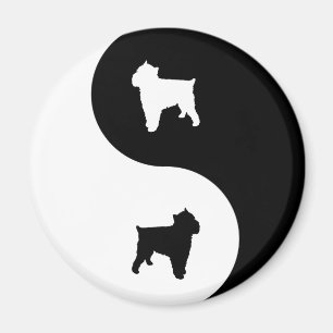 Brüssel Griffon Yin Yang Magnet