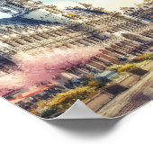 Brüssel Großer Palast von Belgien Poster (Ecke)