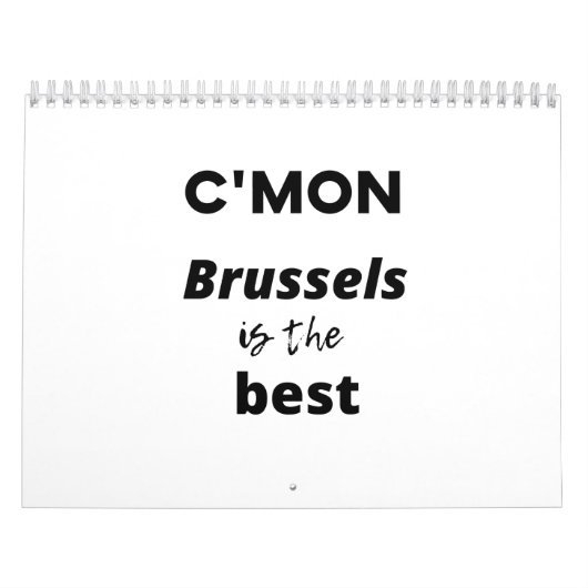 Brüssel ist der beste kalender (Titelbild)