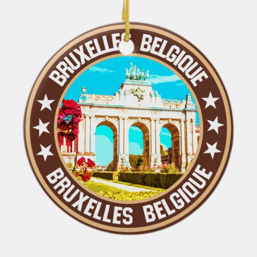 Brüssel Keramik Ornament (Hinten)