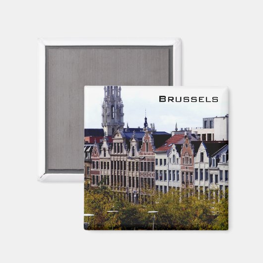 Brüssel Magnet (Vorderseite/Rückseite)