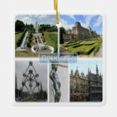 BRÜSSEL, Manneken Pis, Belgien, Keramikornament (Vorderseite)