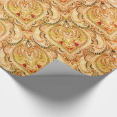 Brüssel Pfirsich Geschenkpapier (Ecke)