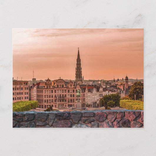 Brüssel-Platz Belgien Postkarte (Vorderseite)