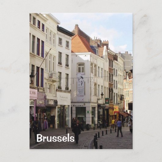 Brüssel Postkarte (Vorderseite)