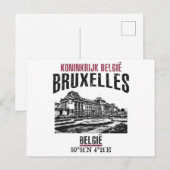Brüssel Postkarte (Vorne/Hinten)