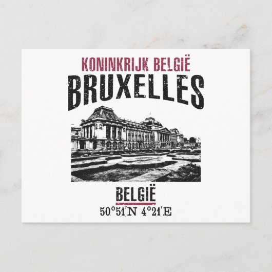 Brüssel Postkarte (Vorderseite)