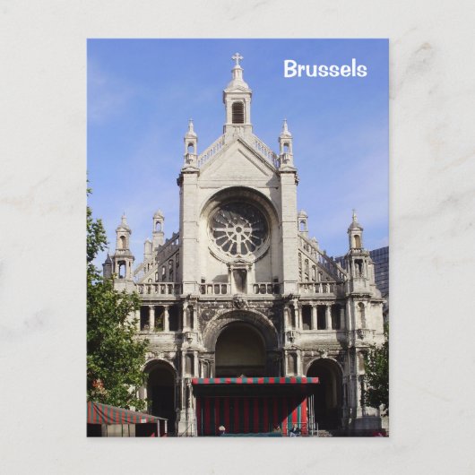Brüssel Postkarte (Vorderseite)