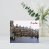 Brüssel Postkarte (Stehend Vorderseite)