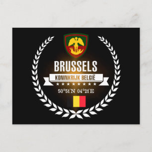 Brüssel Postkarte