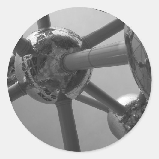 Brüssel Runder Aufkleber (Vorderseite)