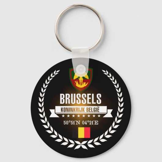 Brüssel Schlüsselanhänger (Vorderseite)