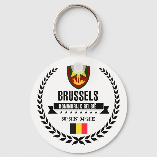 Brüssel Schlüsselanhänger (Vorderseite)